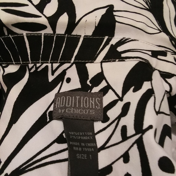 Chicos Additions Floral Print Jacket - Picture 3 of 10